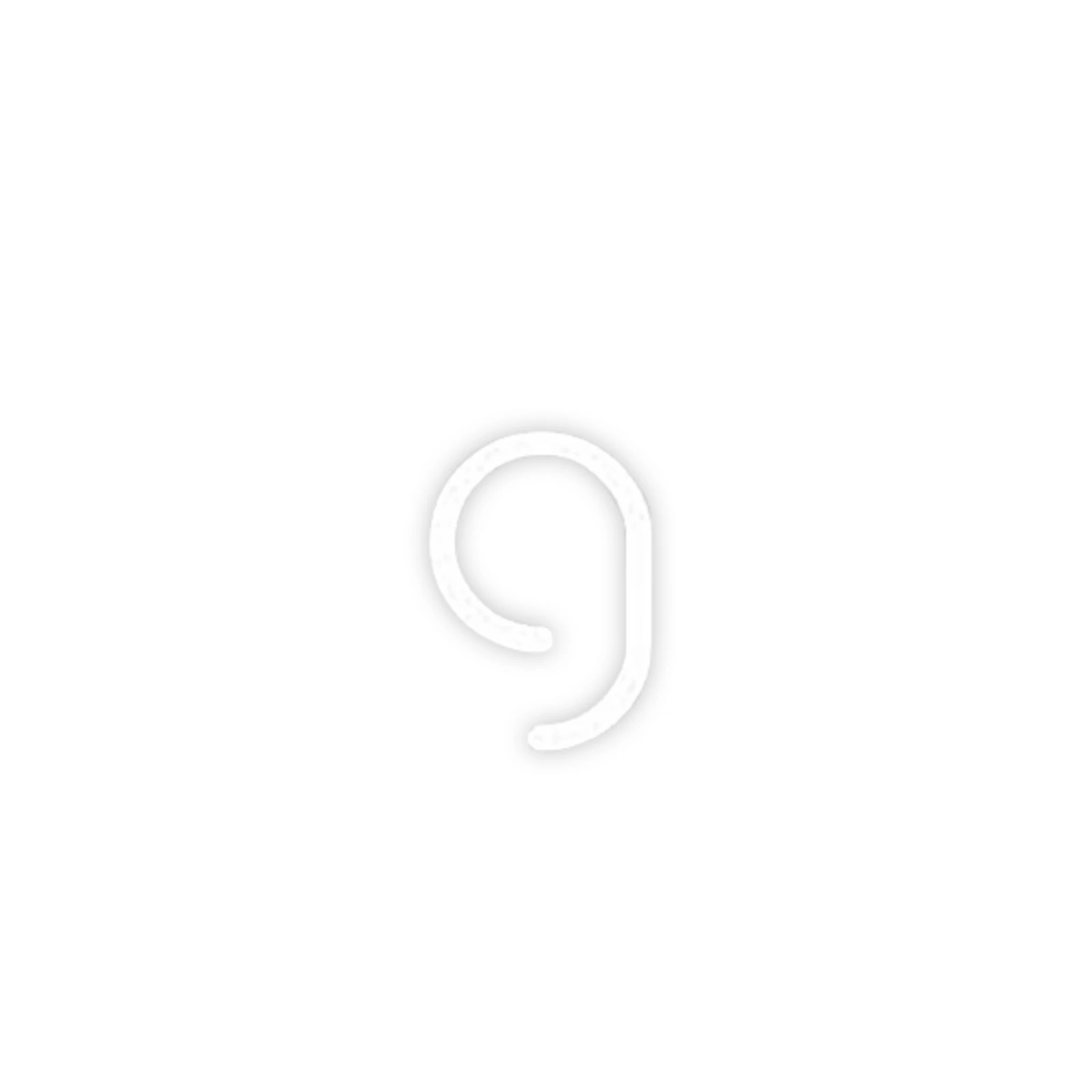 Artemide Alphabet of Light parete minuscola g