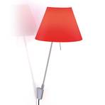 Luceplan Costanzina wandlamp aluminium, rood