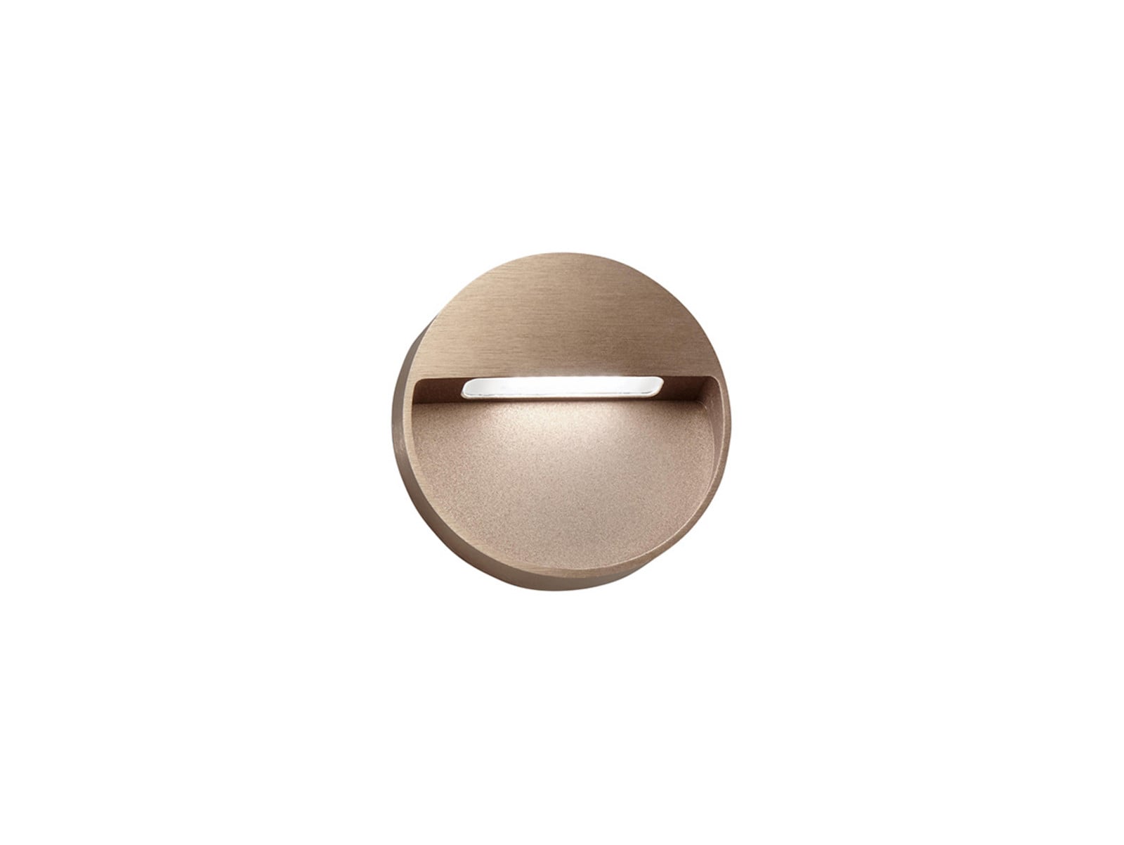 Serious 3 væglampe IP54 2700K rosaguld LIGHT-POINT - Terrasse - Aluminium