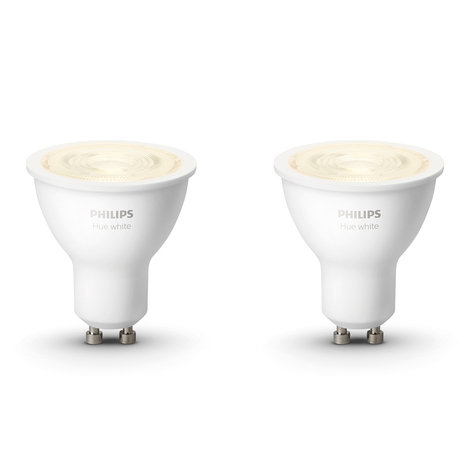 Philips Hue White 5,2 W GU10 LED lamp, 2per set