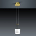 BANKAMP Grazia pendant lamp 1-bulb 16cm brass