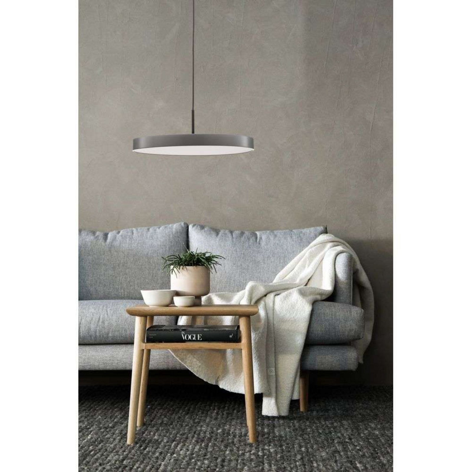 Asteria Závěsná Lampa Ultimate Grey - UMAGE