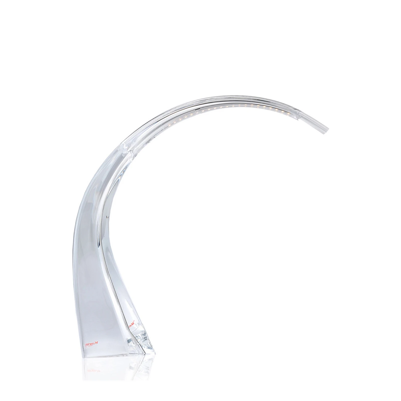 Kartell LED galda lampa „Taj Mini“, caurspīdīga, 32 cm, plastmasa