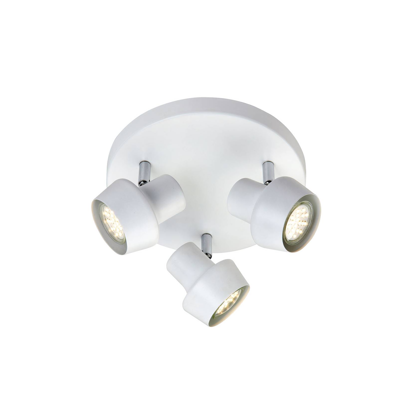 Markslöjd Urn downlight, three-bulb, for Living / Dining Room, metal, GU10, 35 W, H: 13.5 cm