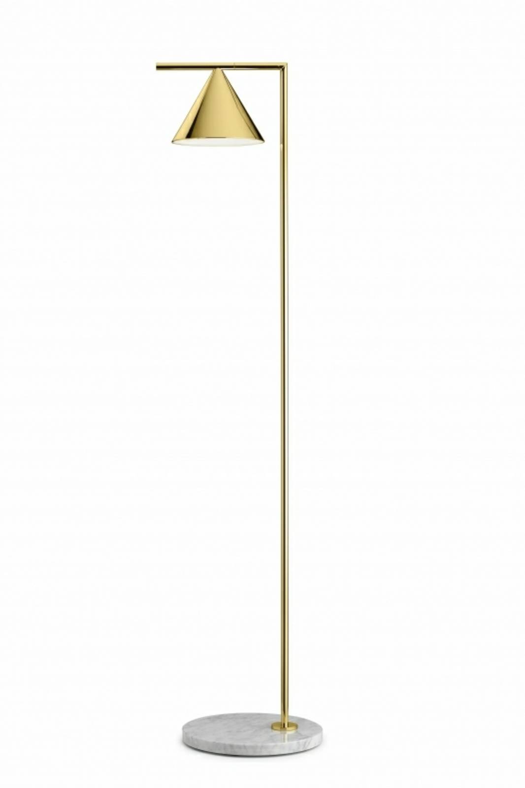 FLOS Captain Flint LED-Stehleuchte, messing