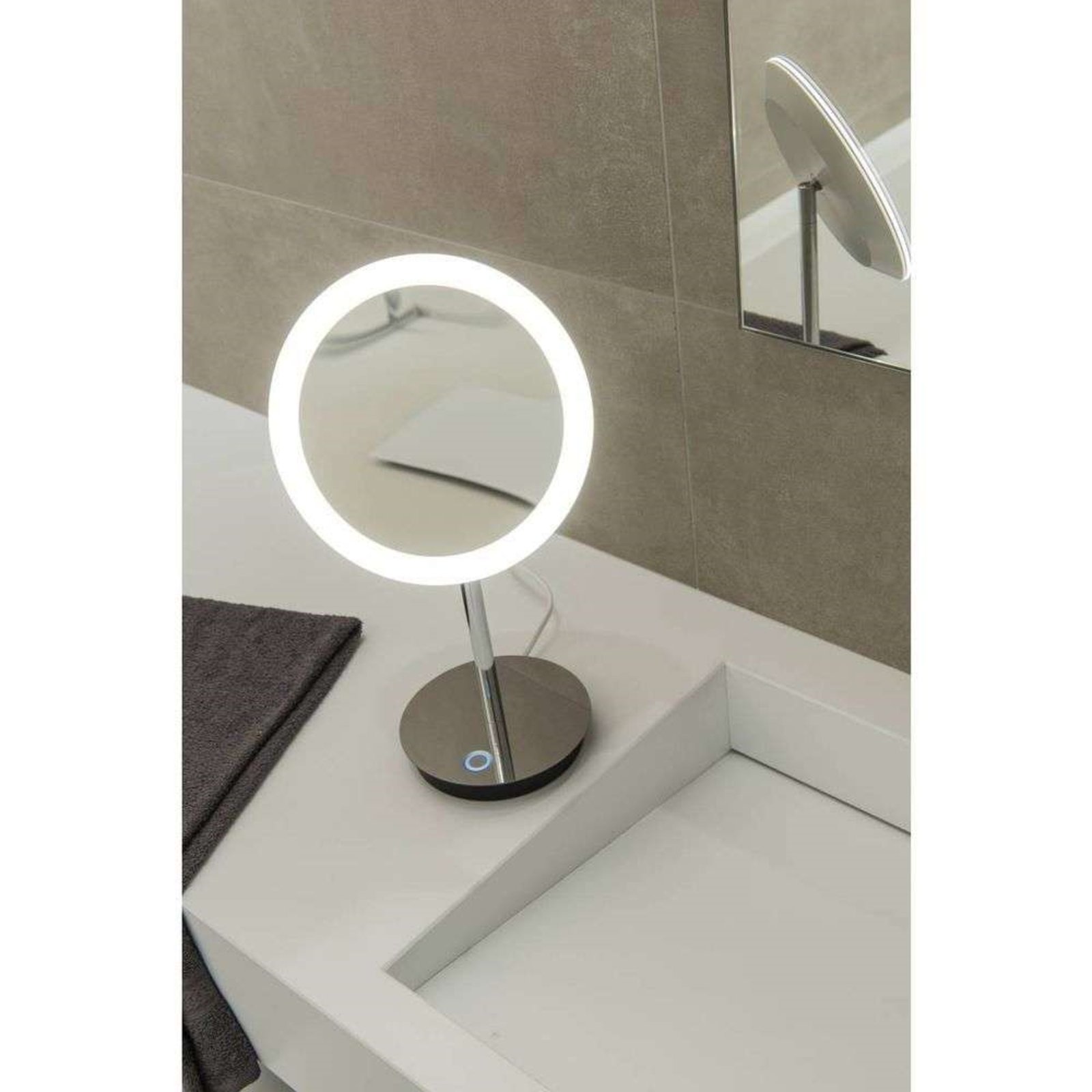 Maganda Mirror Lampă de Masă 2700/3000/4000K Chrome - SLV