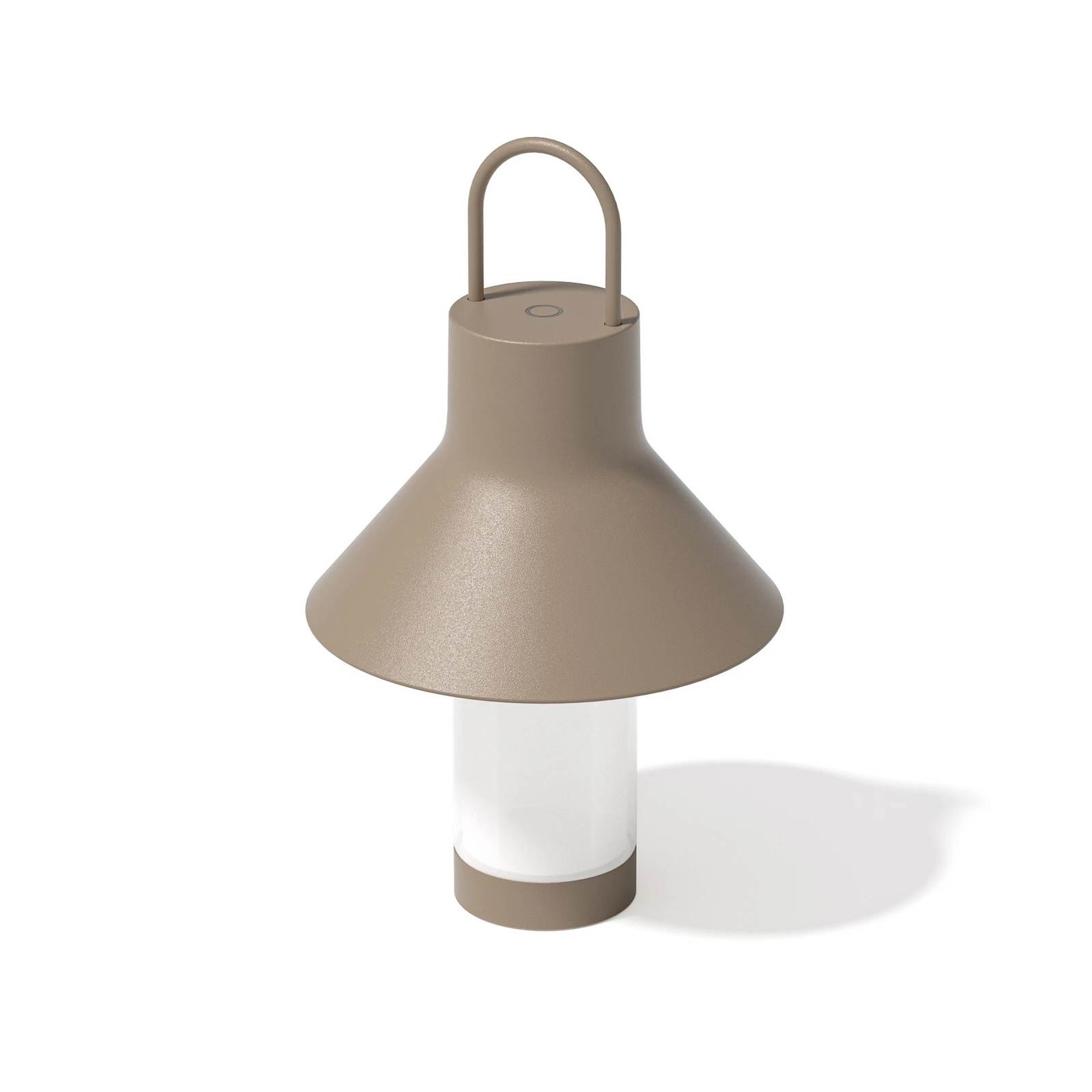 LOOM DESIGN LED-akumulatorska namizna svetilka Shadow Small, bež, IP65