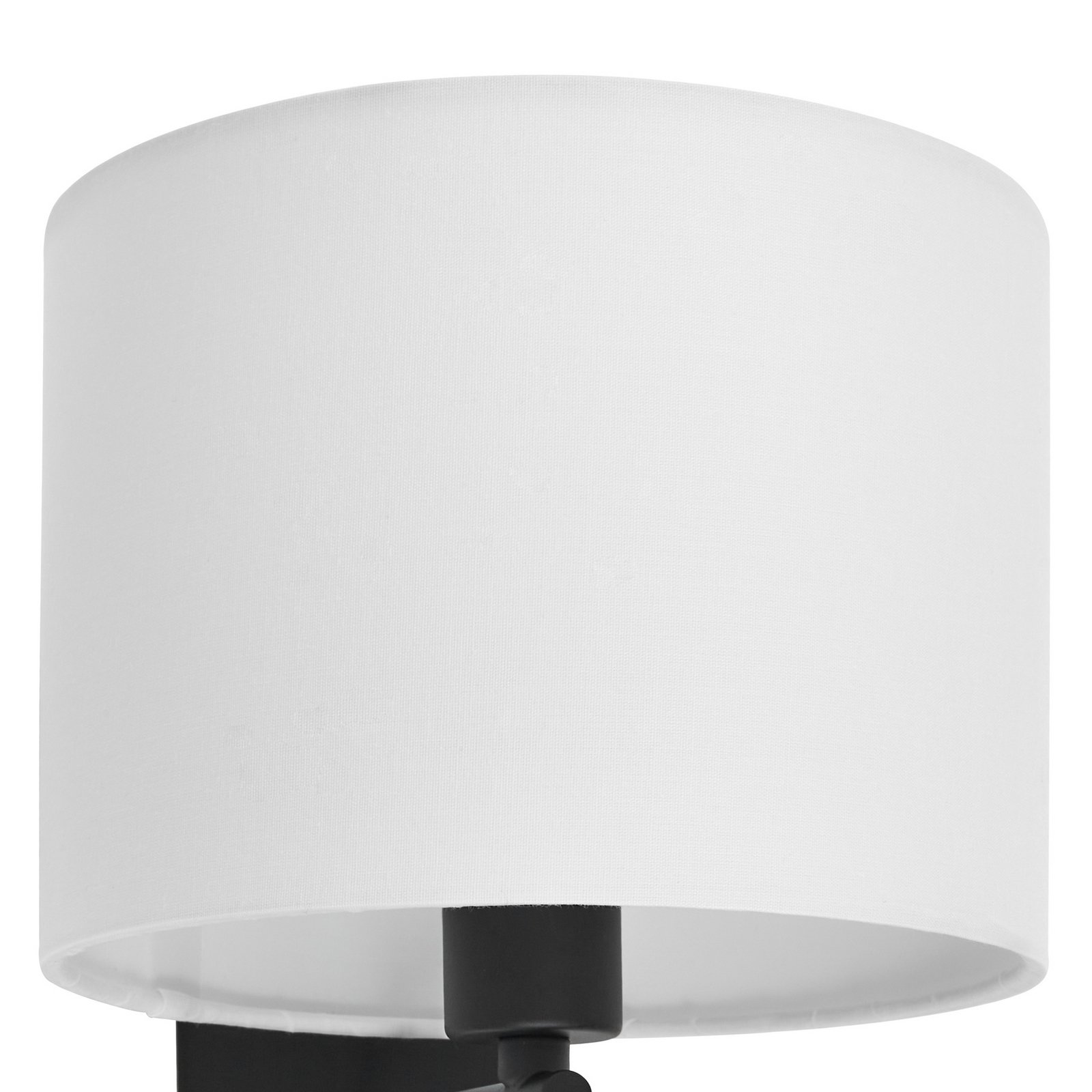 Lindby, applique murale Florens, noire, lampe de lecture LED, 23,5 cm