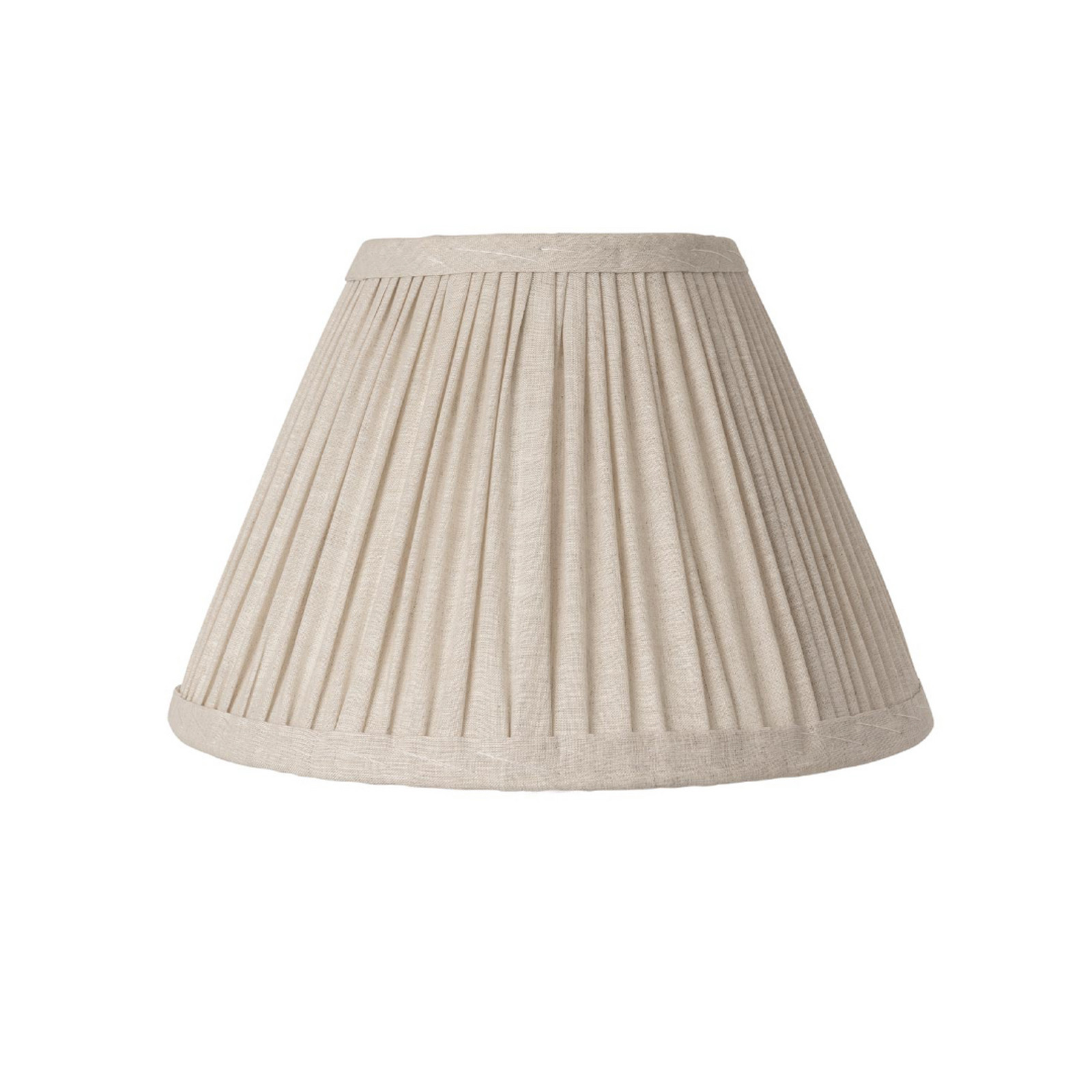Ella Lampenschirm, beige, Ø 33 cm, Leinen Watt & Veke - Design - Stoff / Textil