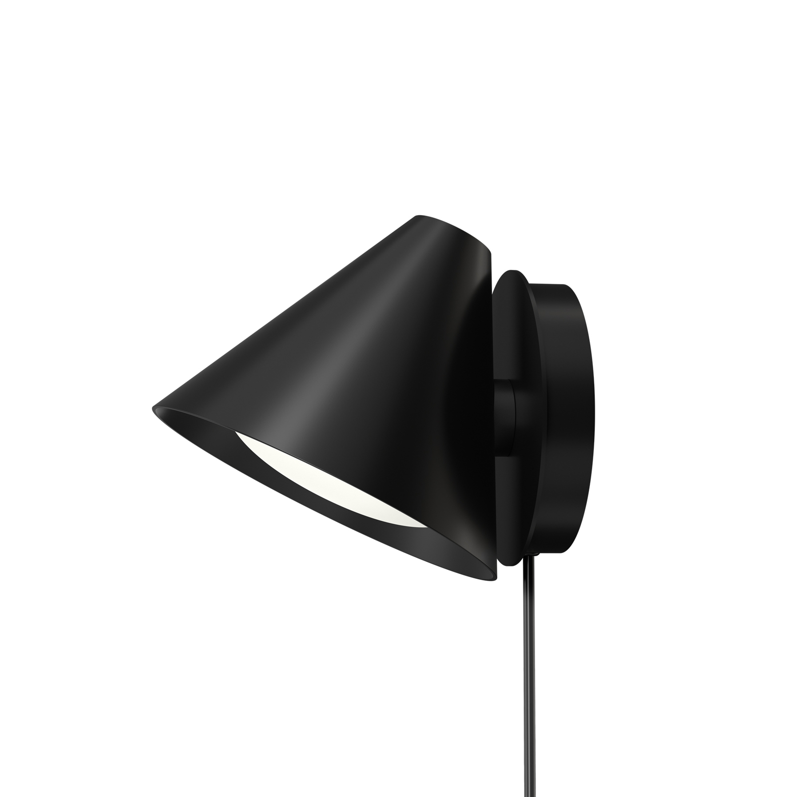 Louis Poulsen Keglen wall lamp 3,000 K black