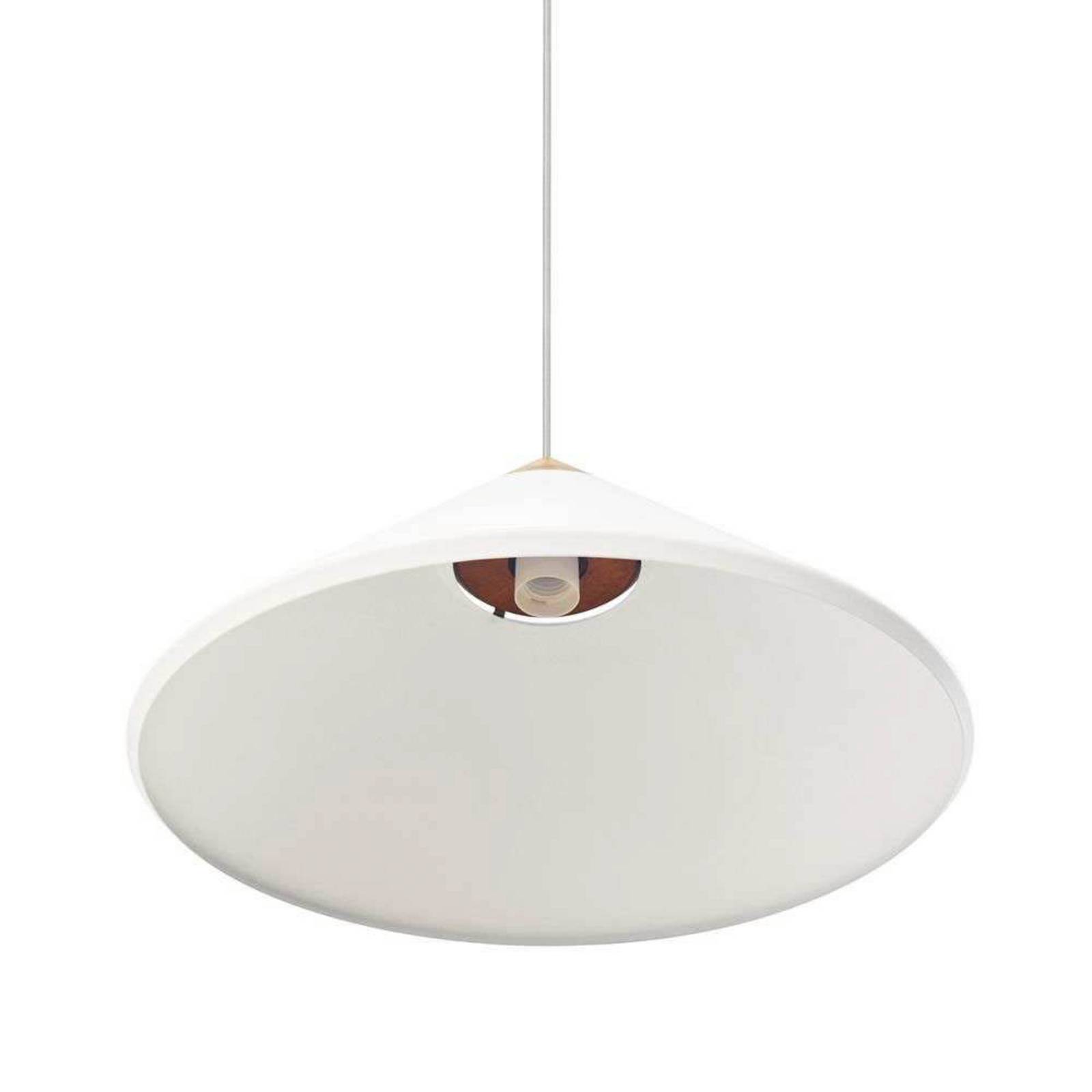 Lampa wisząca Kinto, biała, Ø 40 cm, metal