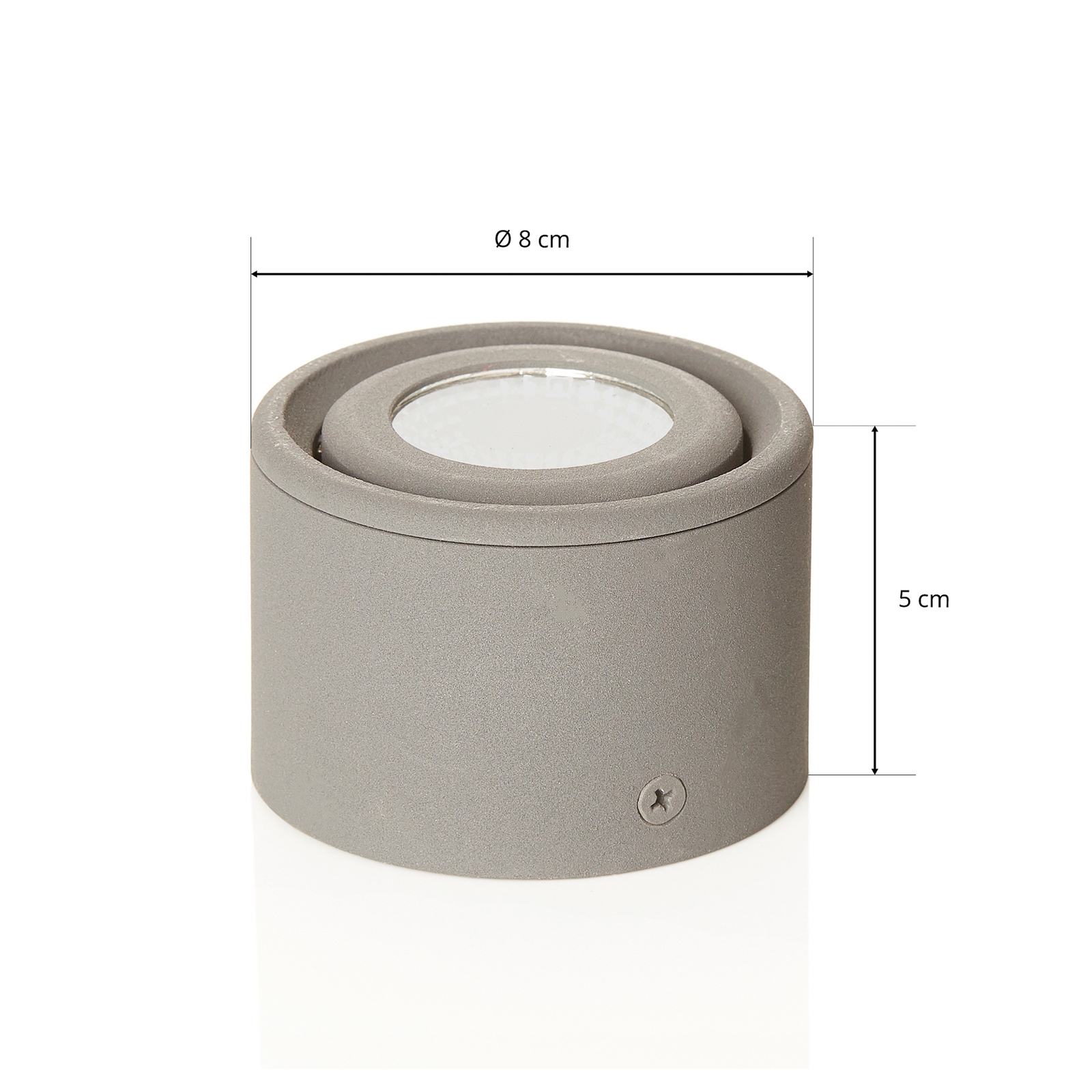 Kantelbare kop - LED downlight Anzio, antraciet