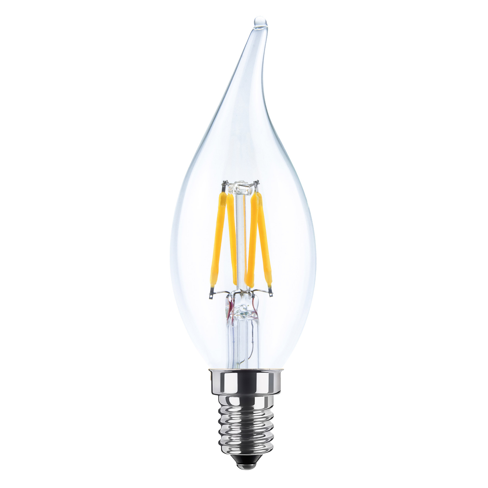 SEGULA LED svíčka větruodolná E14 3,2W 2 700K čirá
