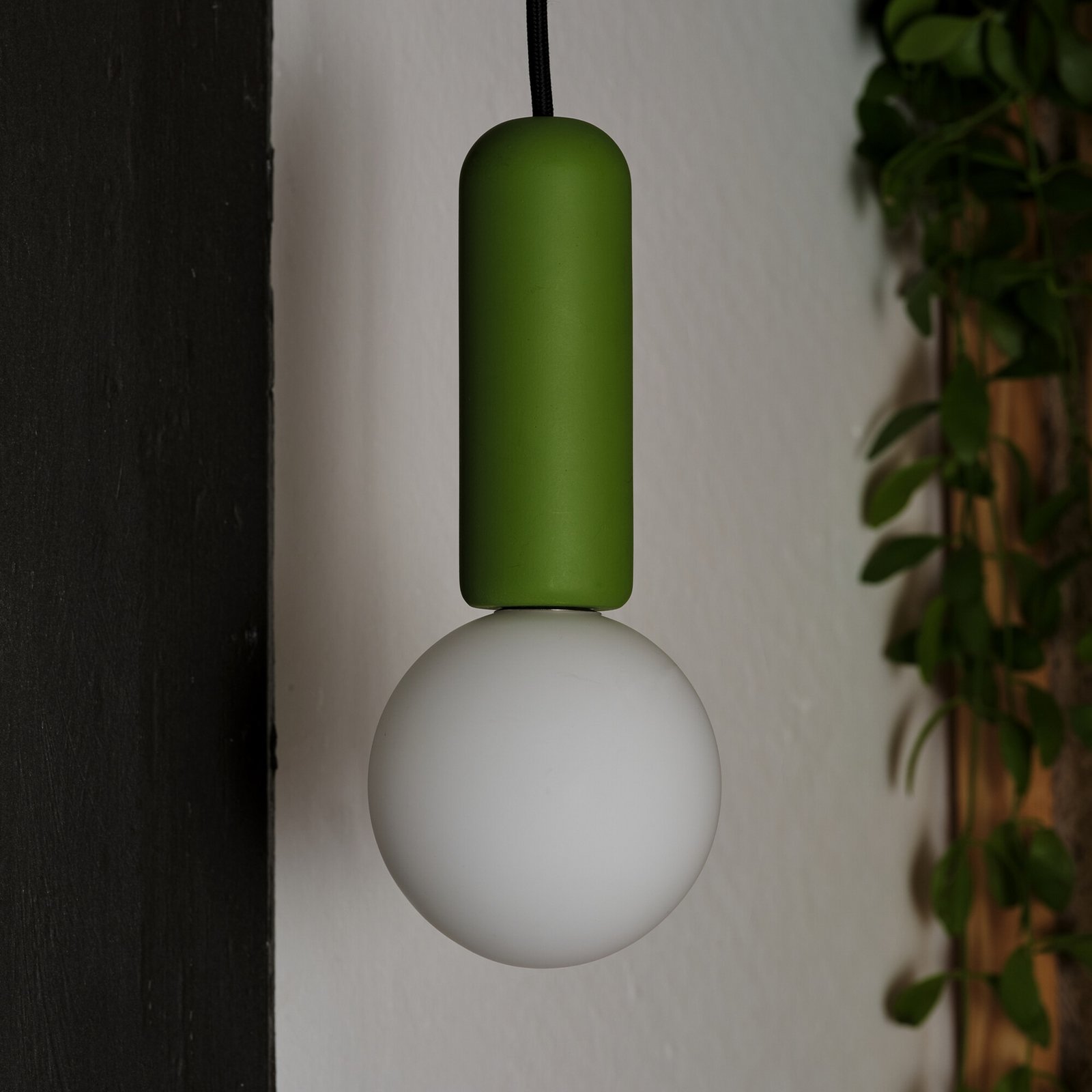 Lampada a sospensione OSRAM Decor Concrete Mic, verde, cemento, G9