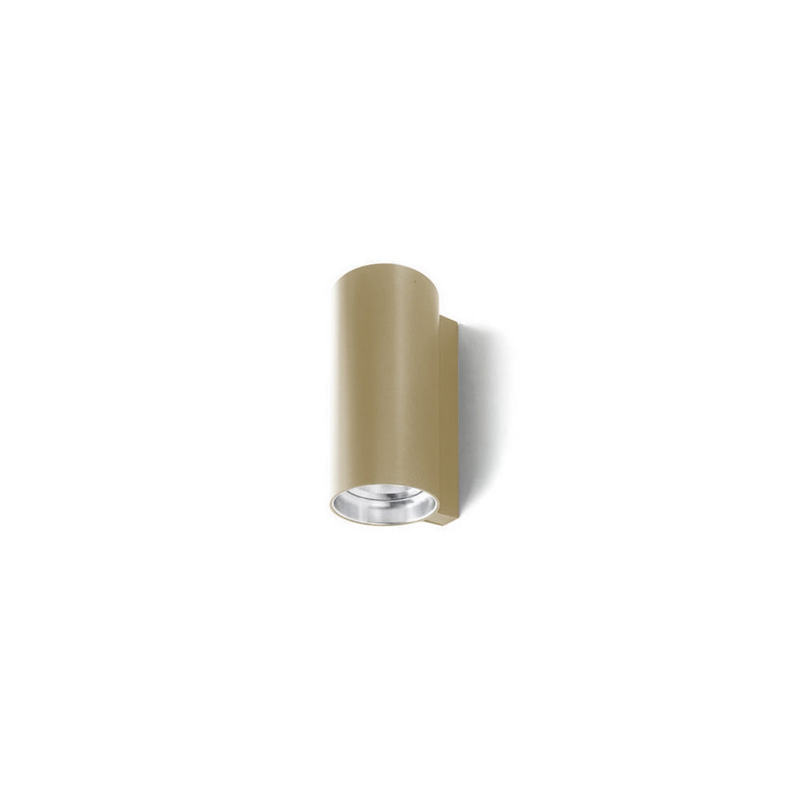E04 Vägglampa H46,5xØ13,4 Matt Mässing Luceplan - Vardagsrum - Aluminium | Produkter - Vägglampor | Lampspecialisterna