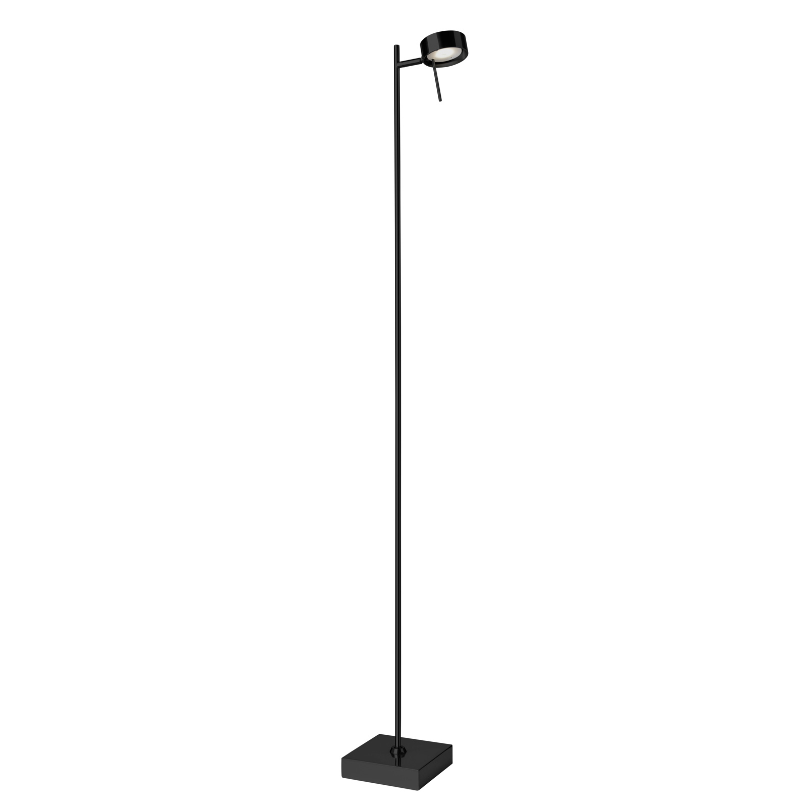Sompex Bling LED floor lamp, dimmer, one-bulb black, for Living / Dining Room, metal, 5 W, energy efficiency: A+, H: 128 cm