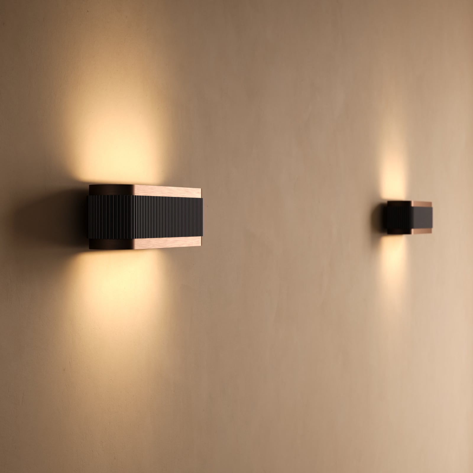 Twist W1 Switch Tune LED-Wandleuchte, roségold - LIGHT-POINT Twist W1 Switch Tune LED-Wandleuchte, roségold - LIGHT-POINT