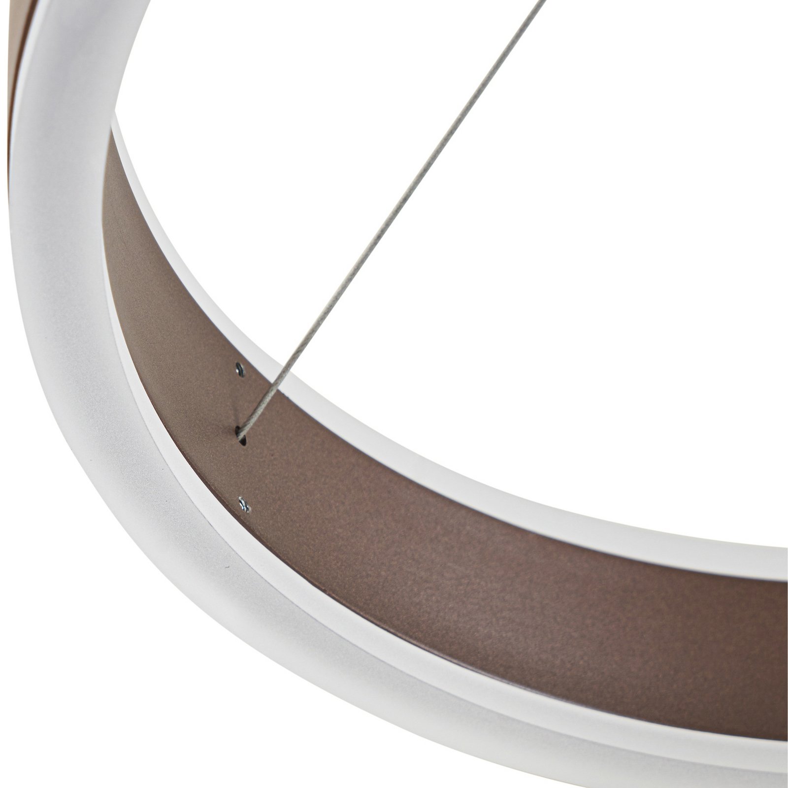 Lucande LED hanglamp Kolo, 114 cm, 3-lamps, bruin, dimbaar Lucande LED hanglamp Kolo, 114 cm, 3-lamps, bruin, dimbaar