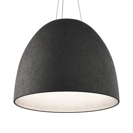 Artemide Nur Acoustic LED-Hängeleuchte, grau