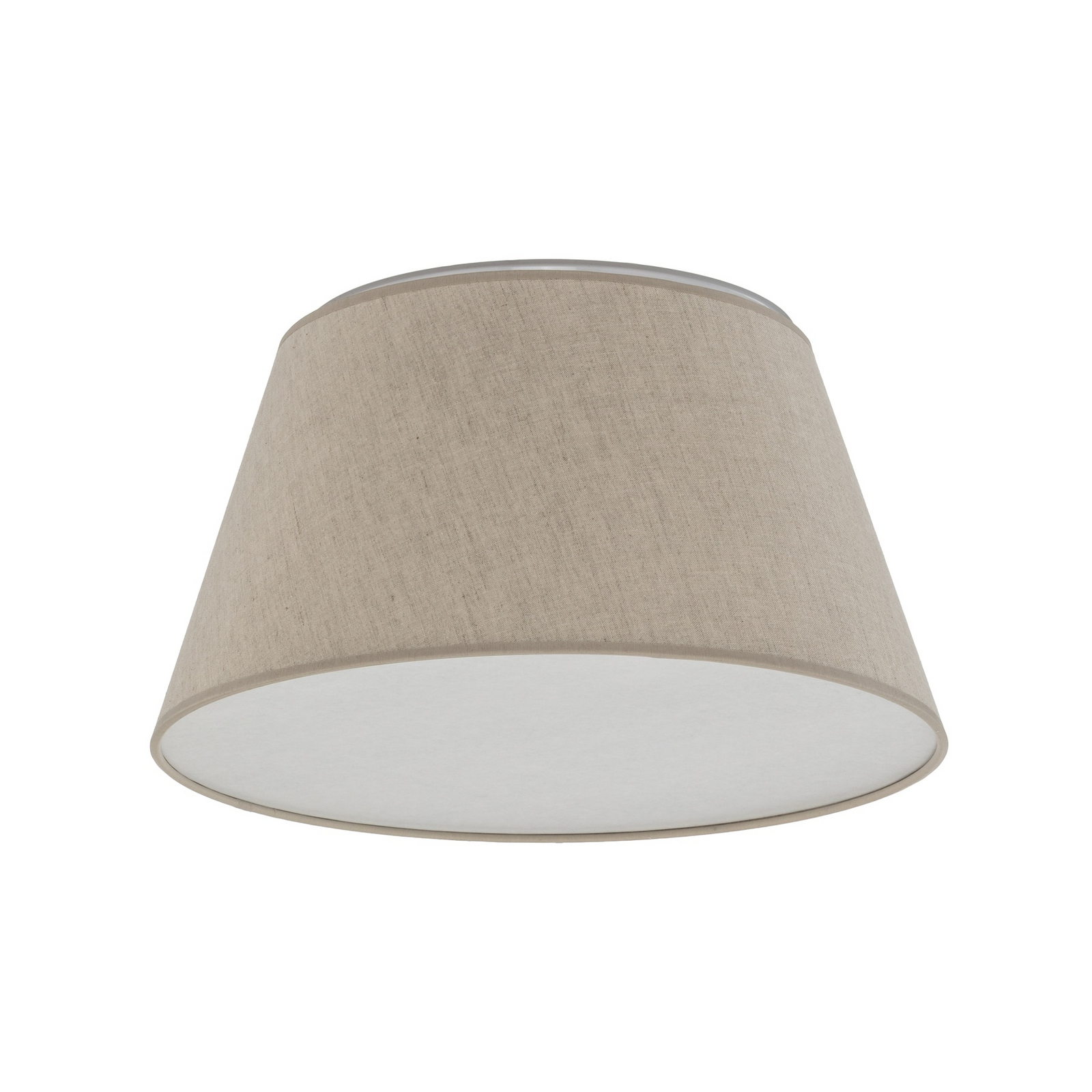Stropna svetilka Formo, bež, lan, Ø 38 cm, E27 Stropna svetilka Formo, bež, lan, Ø 38 cm, E27