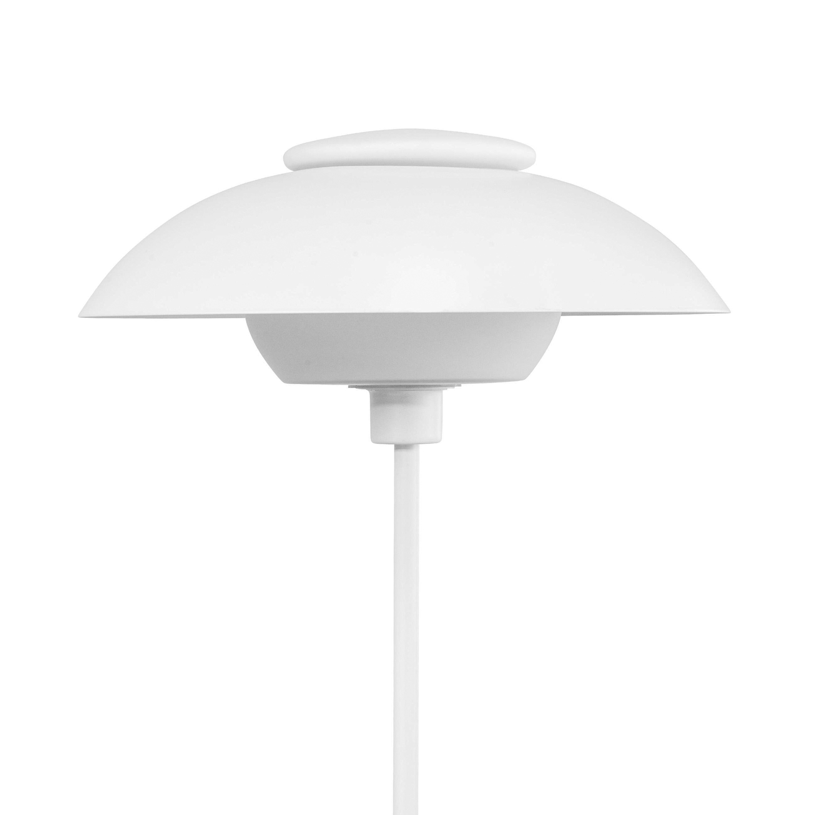 Dyberg Larsen Lampadaire Opus, blanc mat, hauteur 135 cm, métal