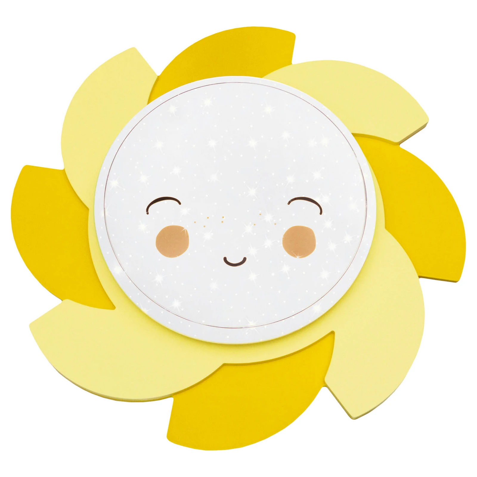 LED φωτιστικό τοίχου Sun Starlight Smile, κίτρινο