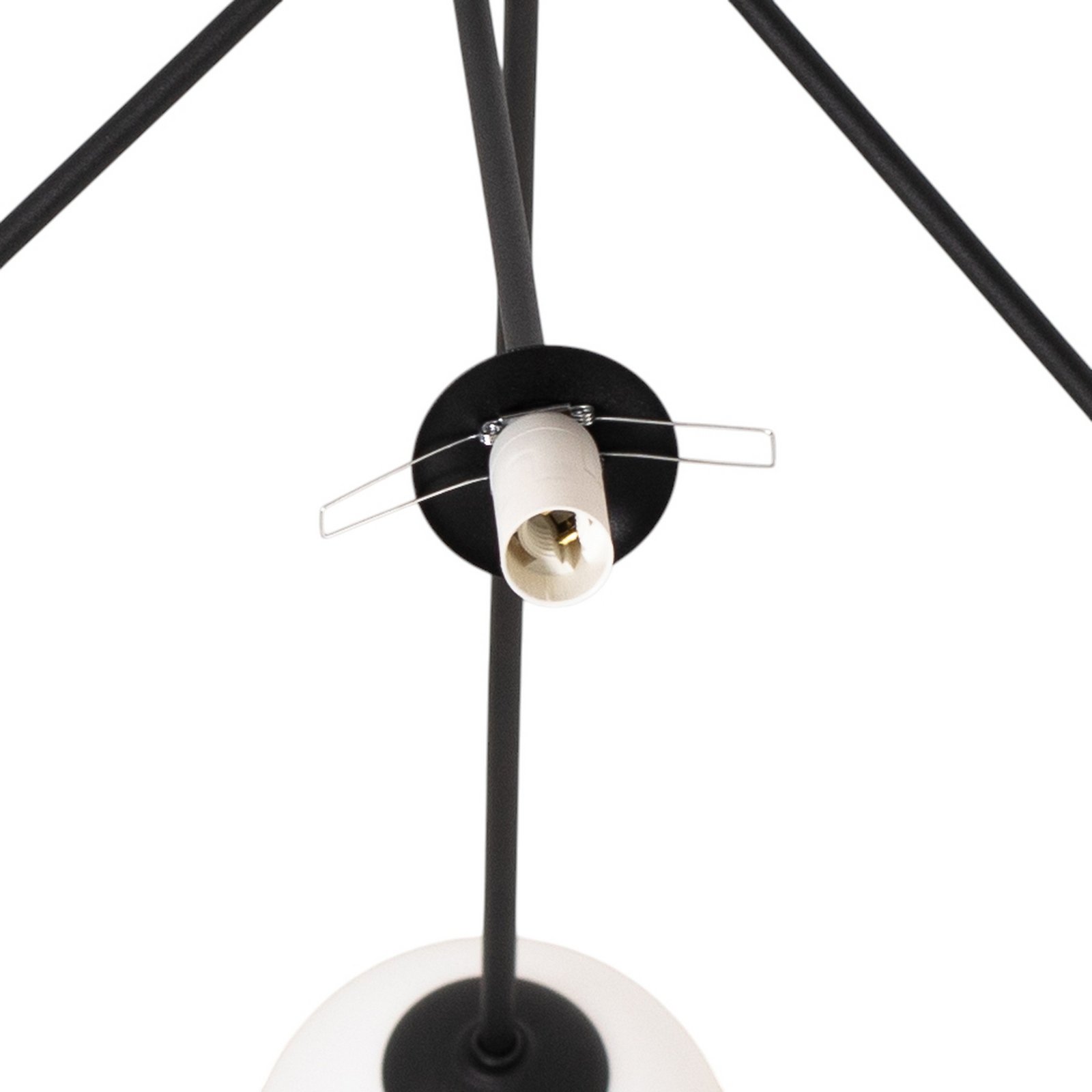 Ceiling light 1082PL_K1, 6-bulb, black