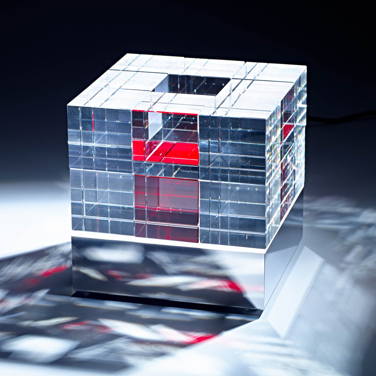 TECNOLUMEN Cubelight Move bordlampe, fargerik