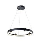 Suspension LED Denis, circulaire avec 4 spots