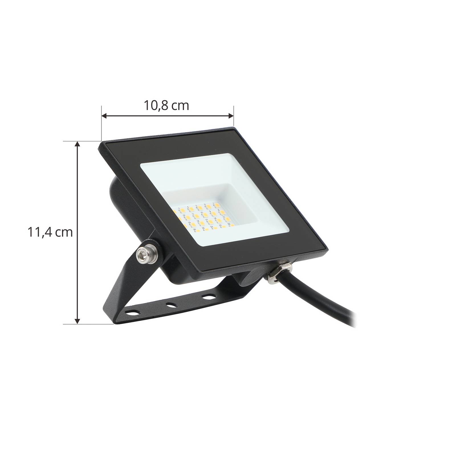 Reflektor zewnętrzny LED Maikel, 20W, metalowy, zestaw 2 sztuk