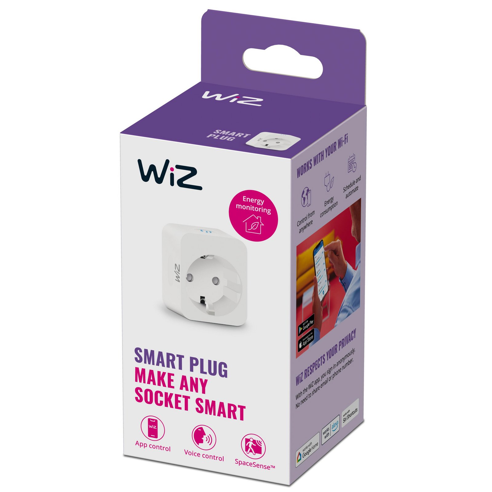 WiZ Smart Plug Powermeter Type-F - WiZ