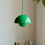 &Tradicionalna viseča luč Flowerpot VP1, Ø 23 cm, signalno zelena