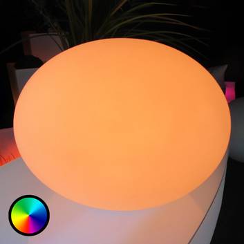 Ohjattava Flatball XXS -LED-koristevalaisin, IP68