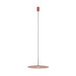 Lámpara colgante Simone, acero, color terracota, Ø 40 cm, GX53, GX53