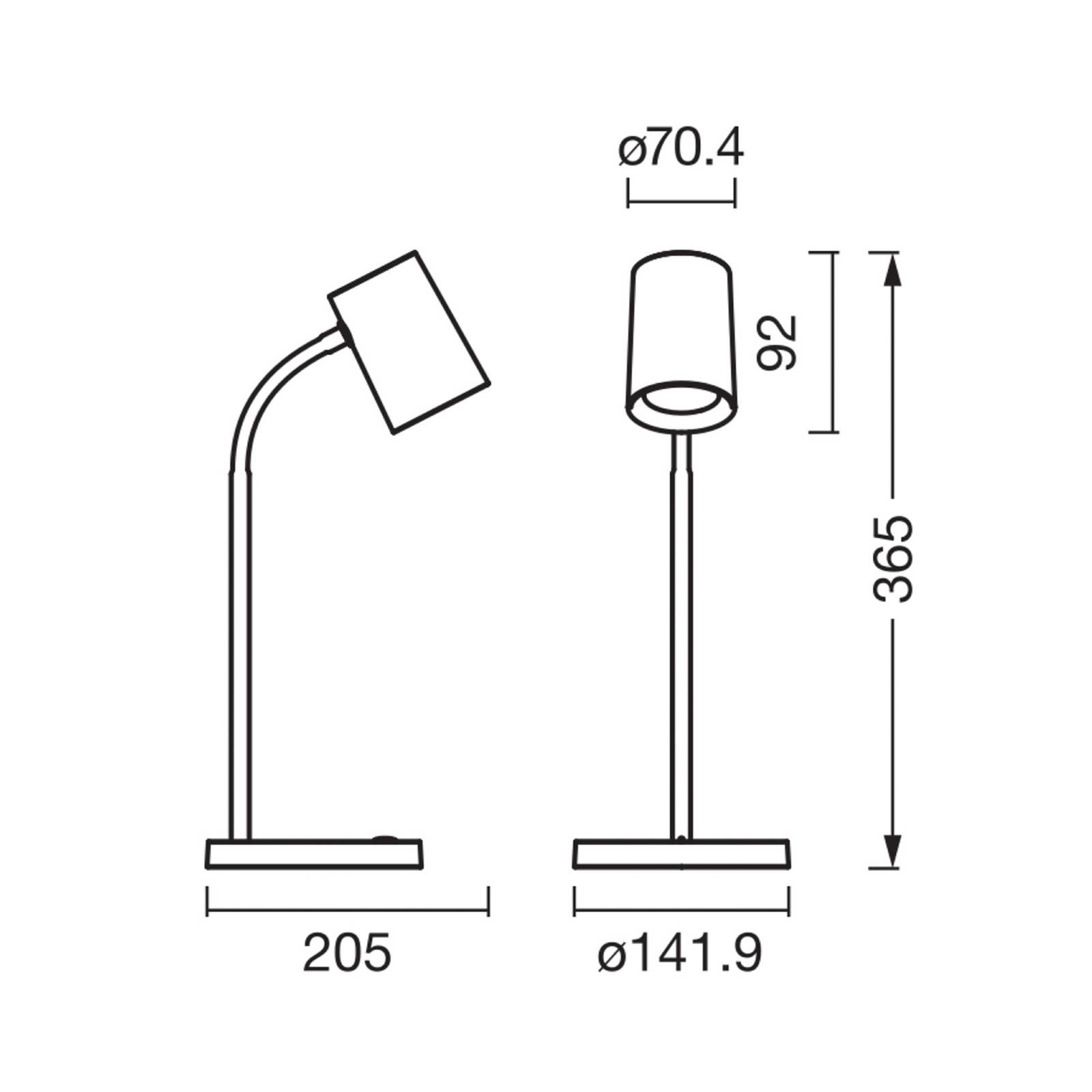 OSRAM Tischleuchte Office Line Desk Trapezium, weiß, GU10 günstig online kaufen