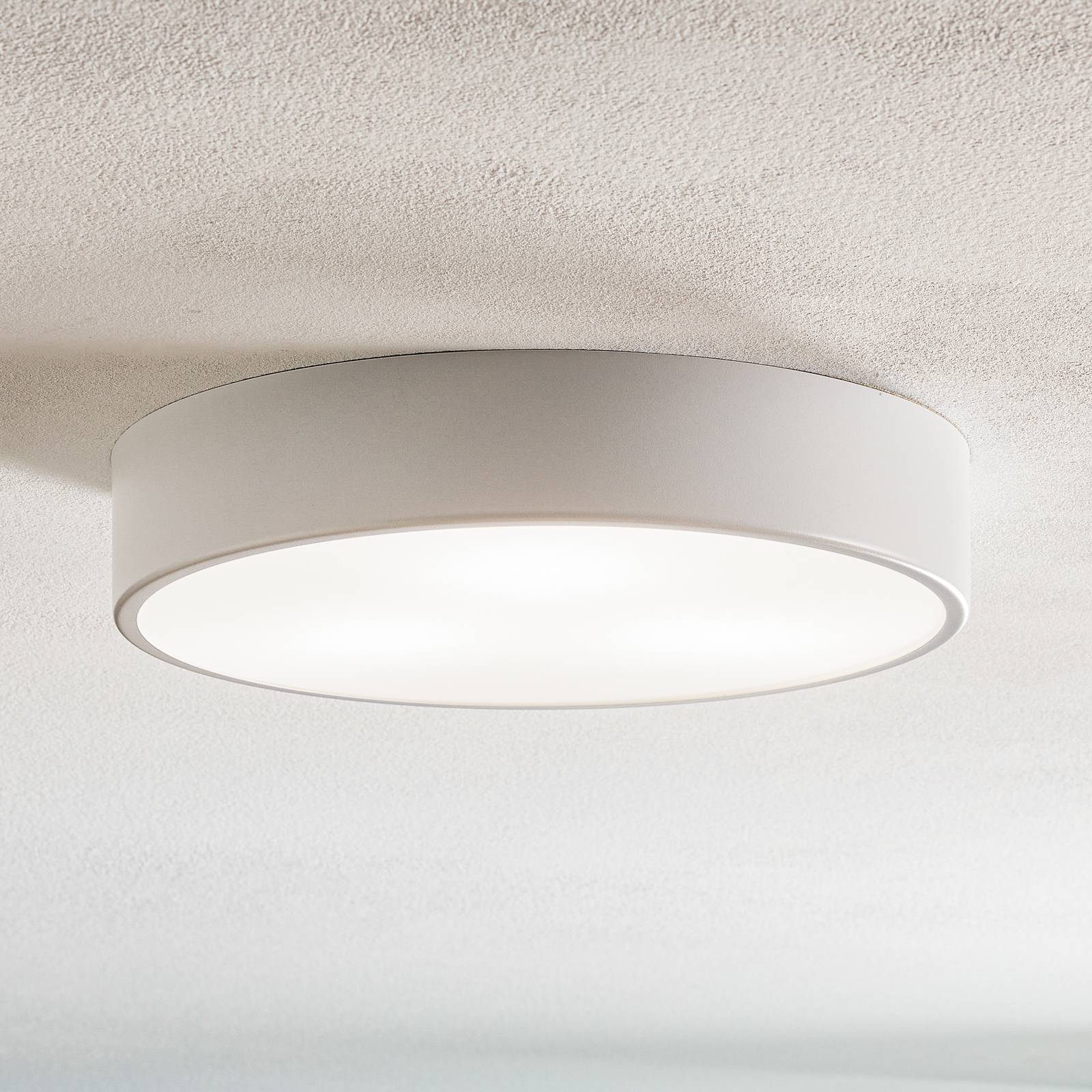 TEMAR LIGHTING Plafonnier Cleo 400 capteur Ø 40cm blanc