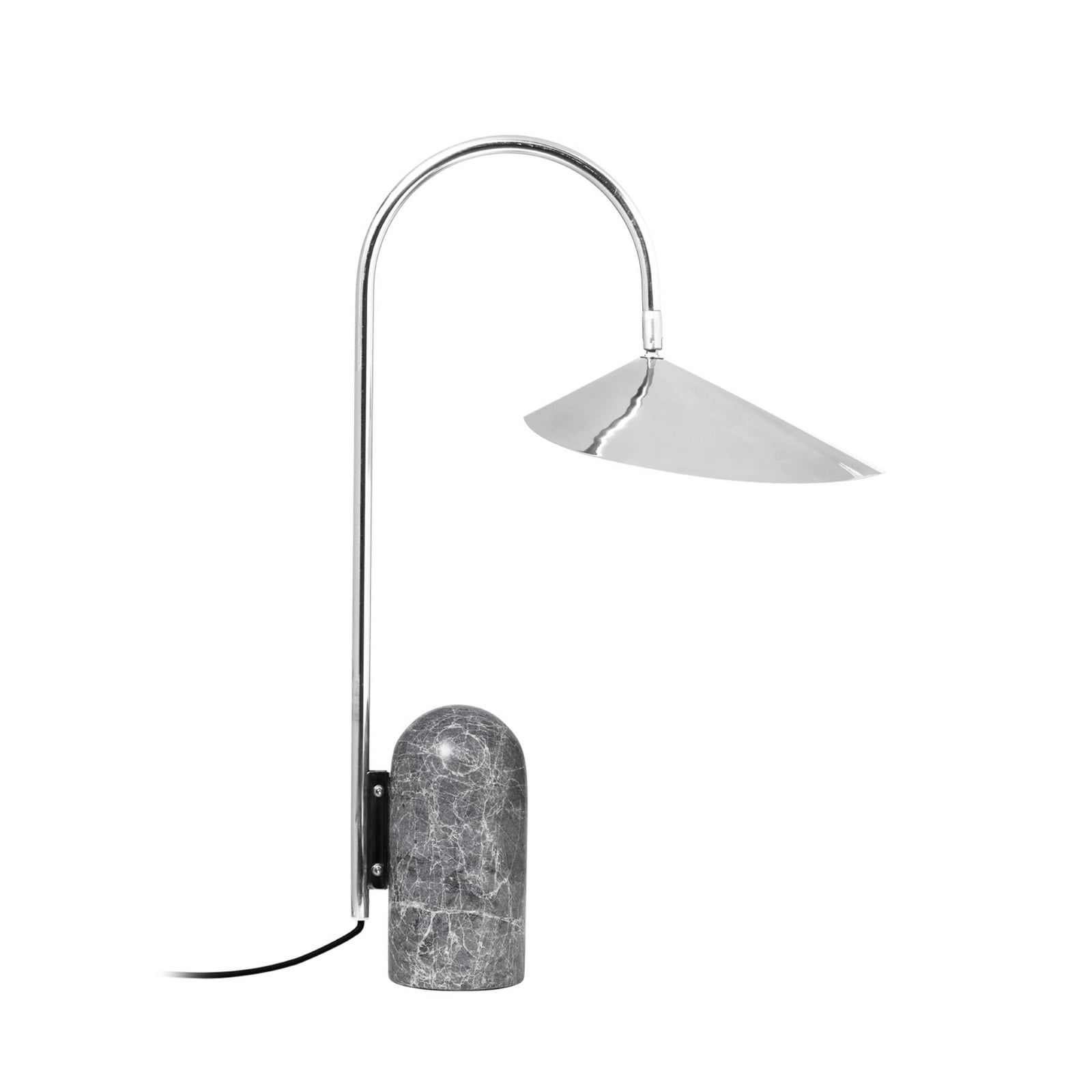 Arum tafellamp, roestvrij staal, metaal/marmer 53 cm - ferm LIVING