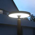 Lucande LED buitenlamp Akito, aluminium, grafietgrijs, 220 cm