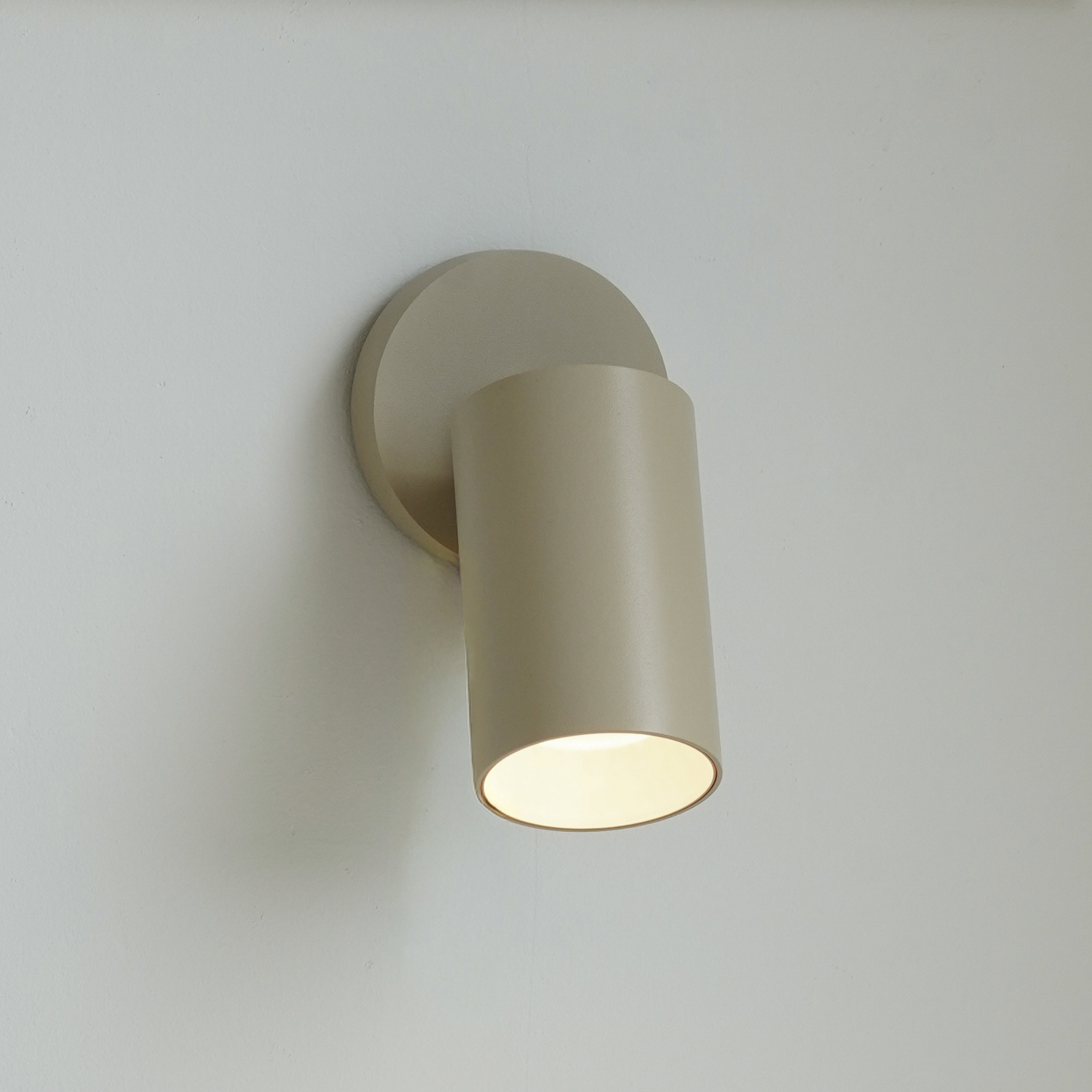 SpotOn1 Strahler, Metall, beige, Breite 9 cm - Antidark