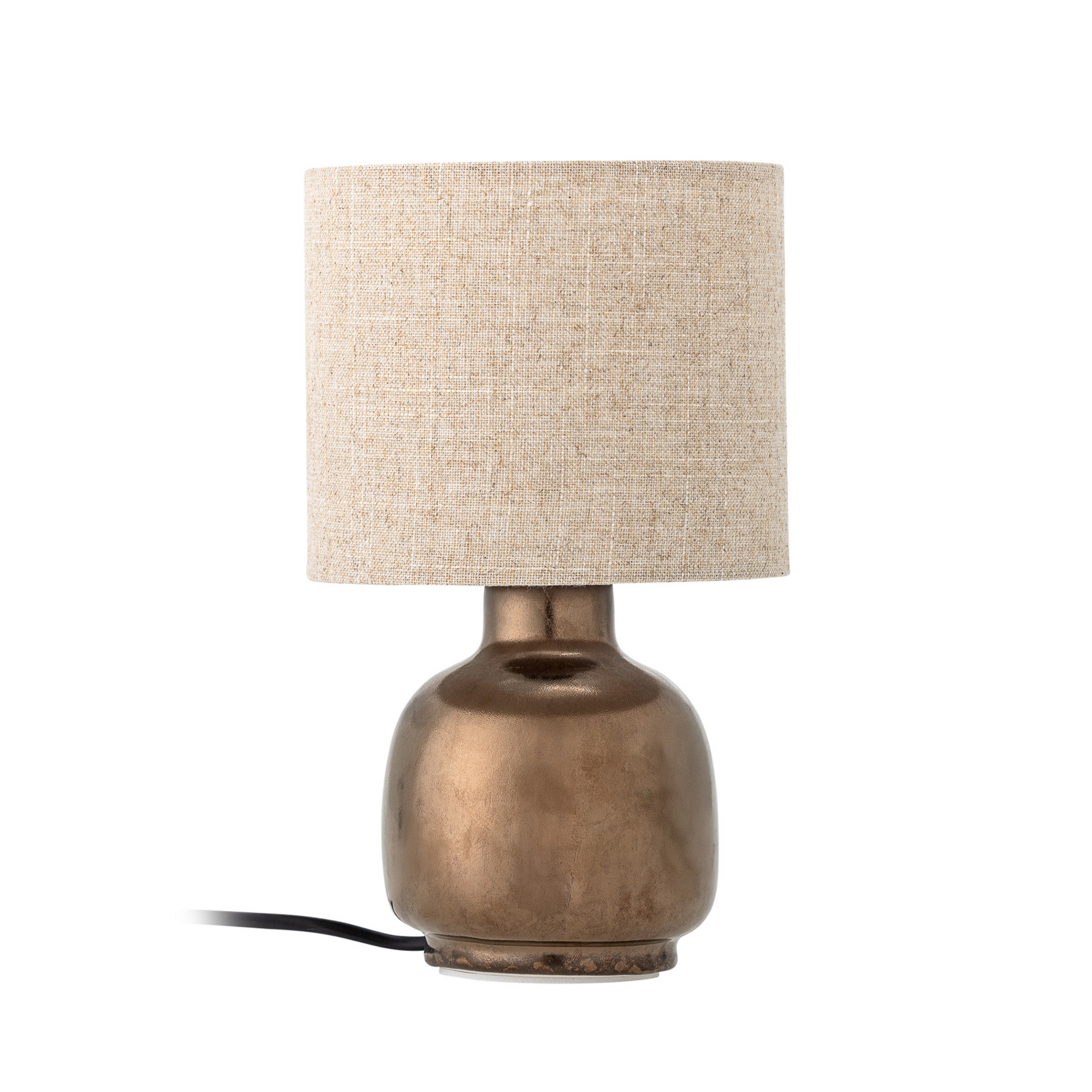 Agni bordlampe, bronse, høyde 26 cm, keramikk – Bloomingville