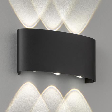 Applique d'extérieur LED Berlin à six lampes