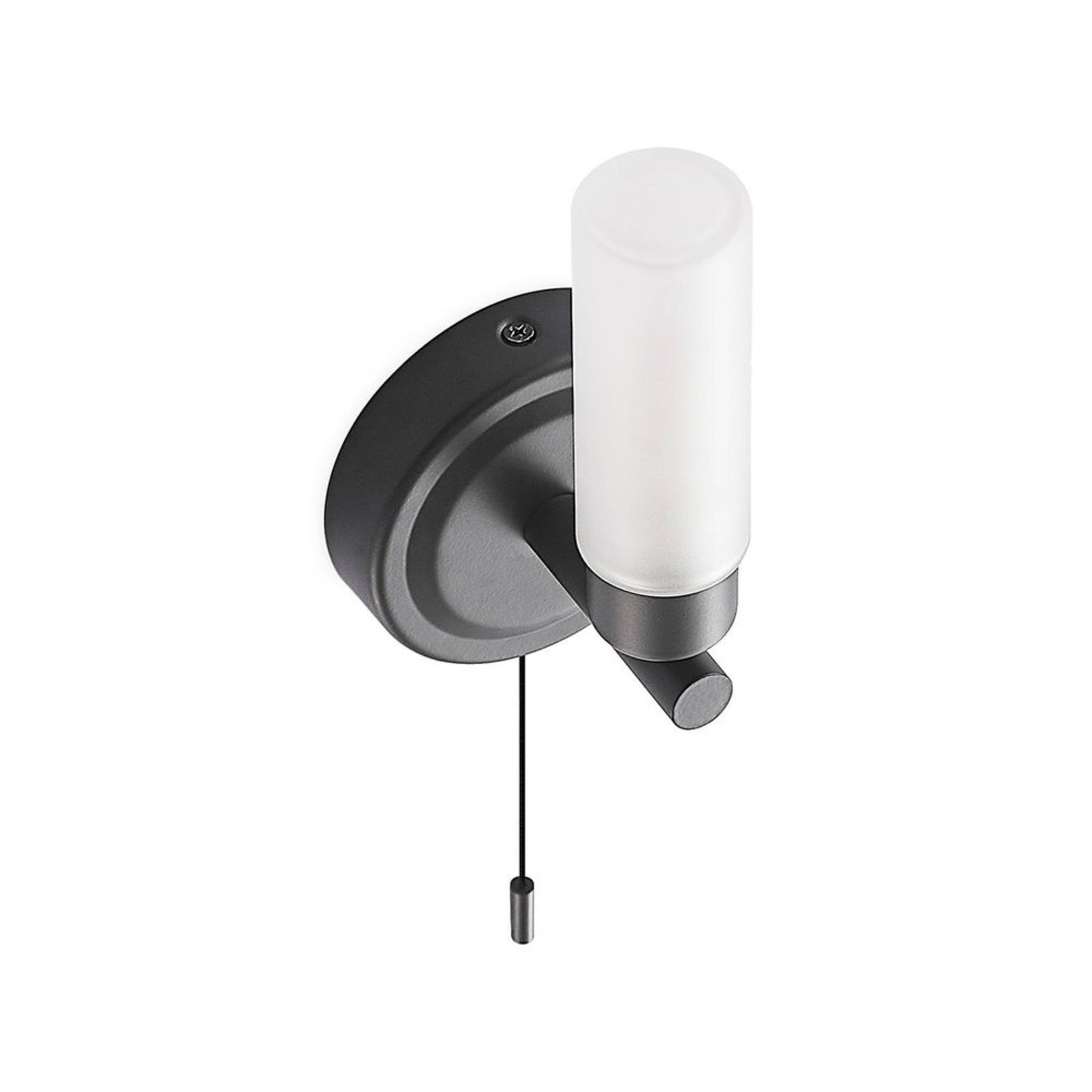 Vinza Wall Lamp Black/Opal - Lindby