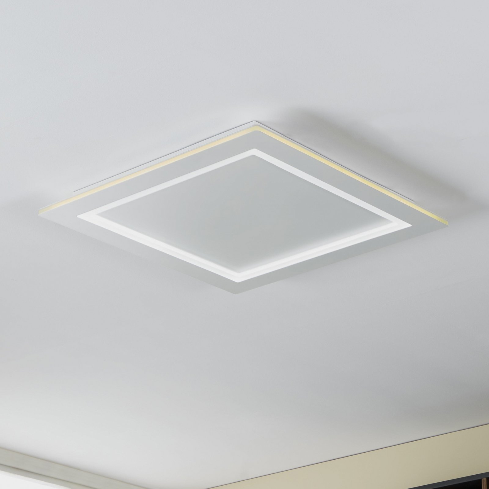 EGLO connect LED-Deckenlampe Padrogiano-Z 1-fl., 60 x 60 cm