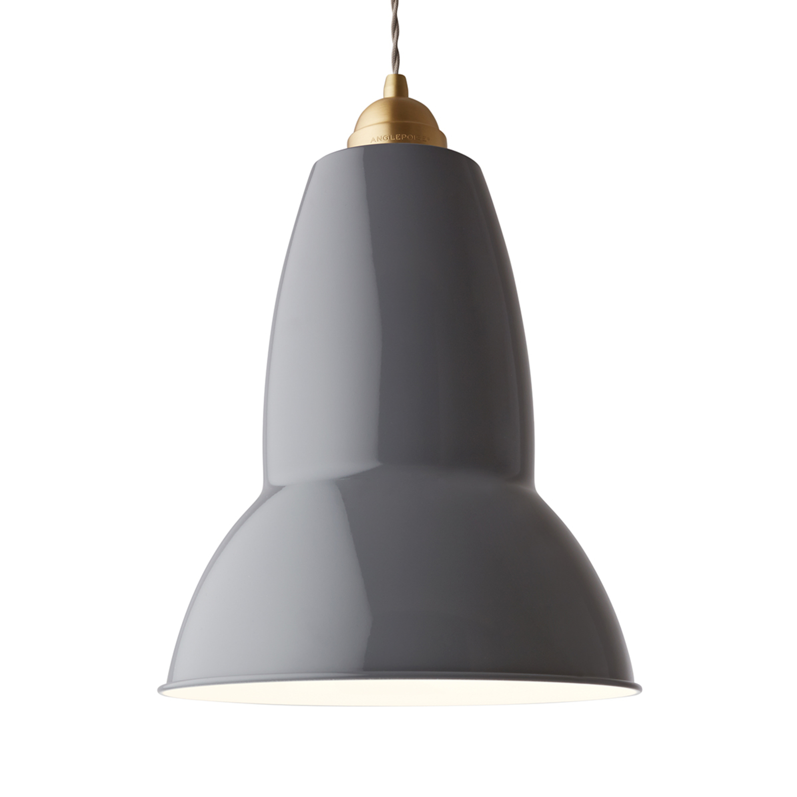Anglepoise Original 1227 Maxi Brass Pendel grau