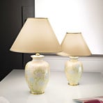 Giardino Perla table lamp, hand-painted