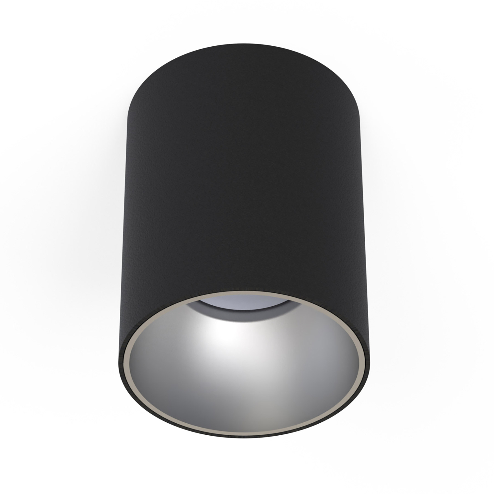 Eye Tone loftlampe, sort/sølv