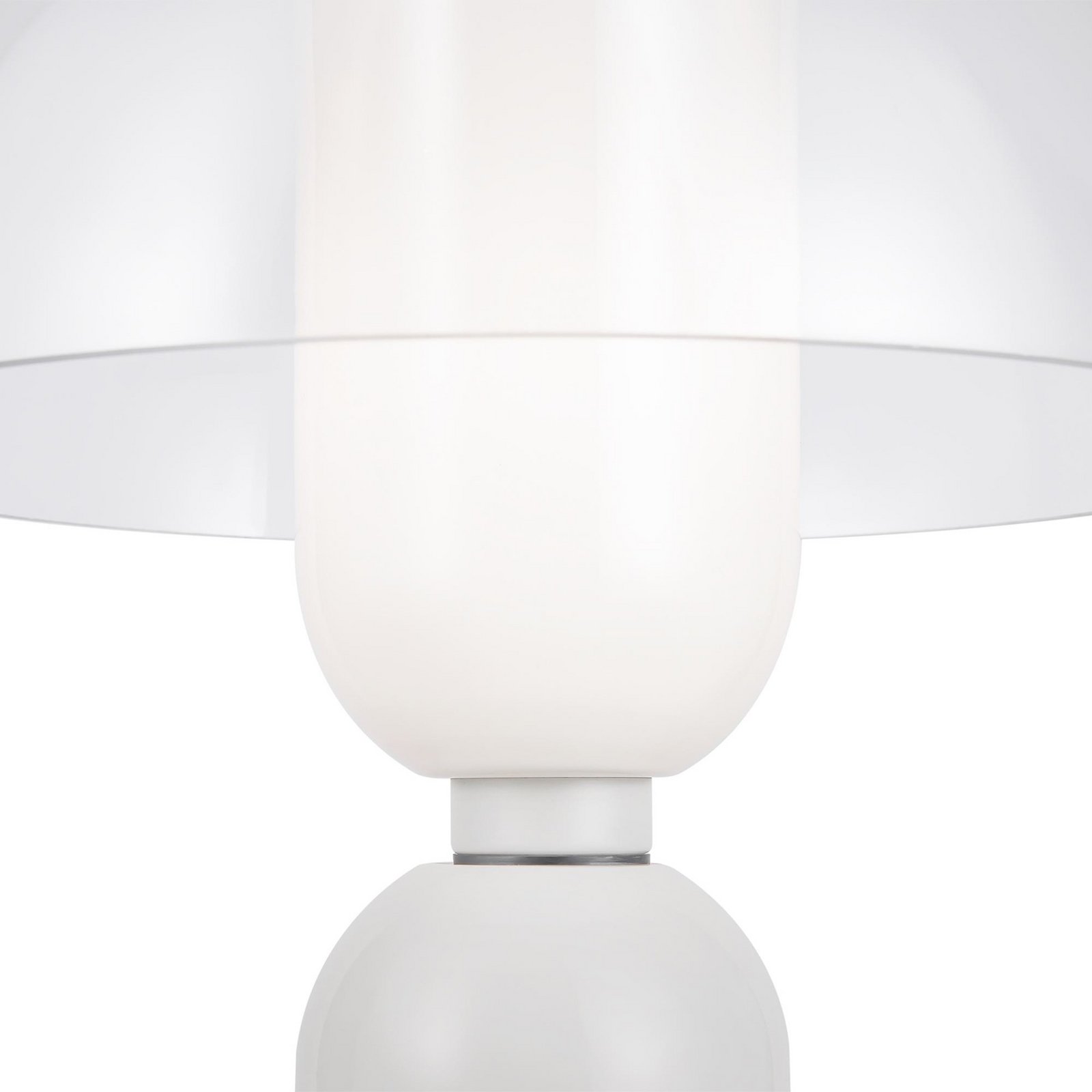 Maytoni table lamp Memory, white, height 42 cm, ceramic