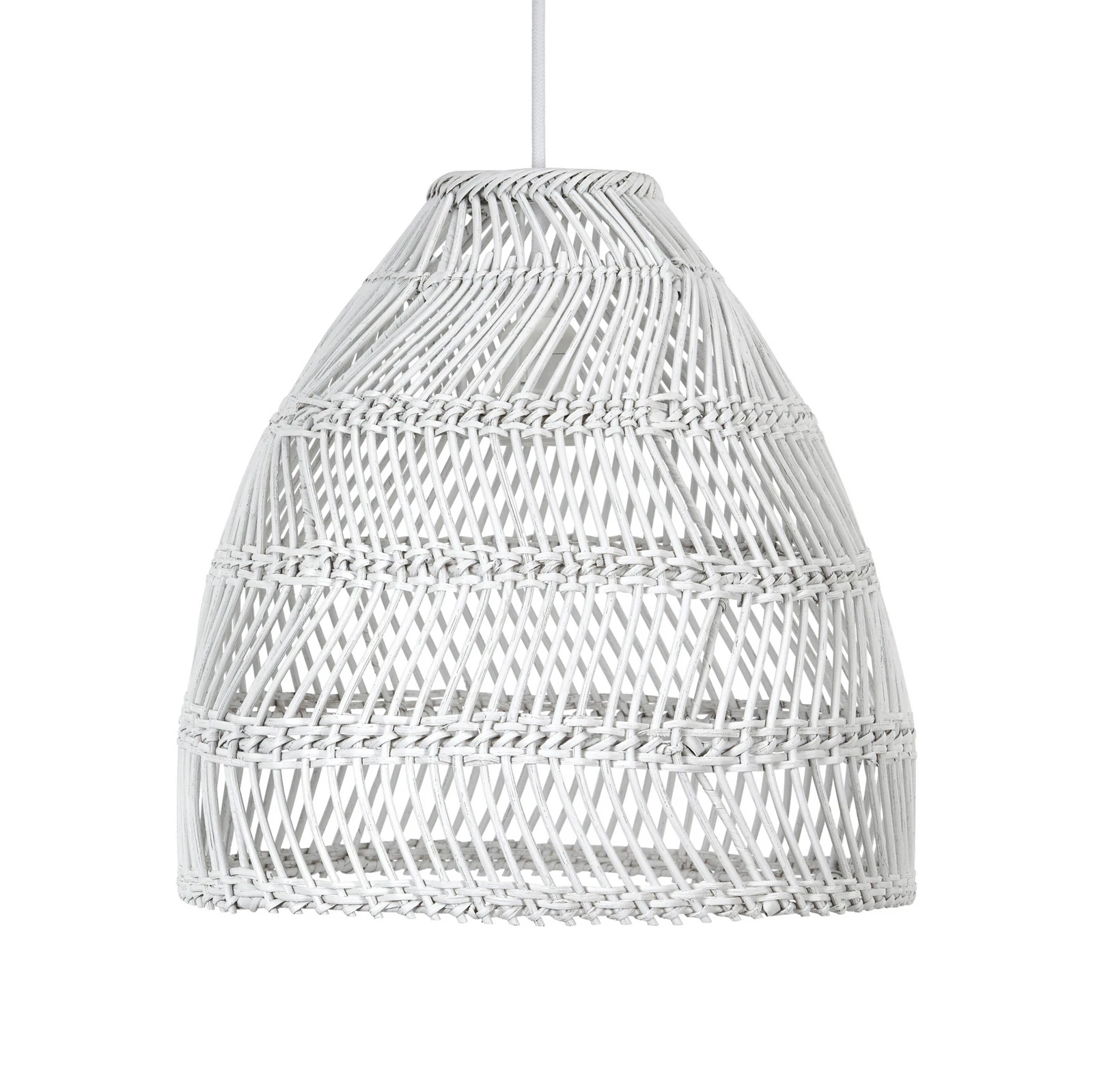 PR Home κρεμαστό φωτιστικό, Maja Outdoor, Ø 53 cm, λευκό, μπαστούνι