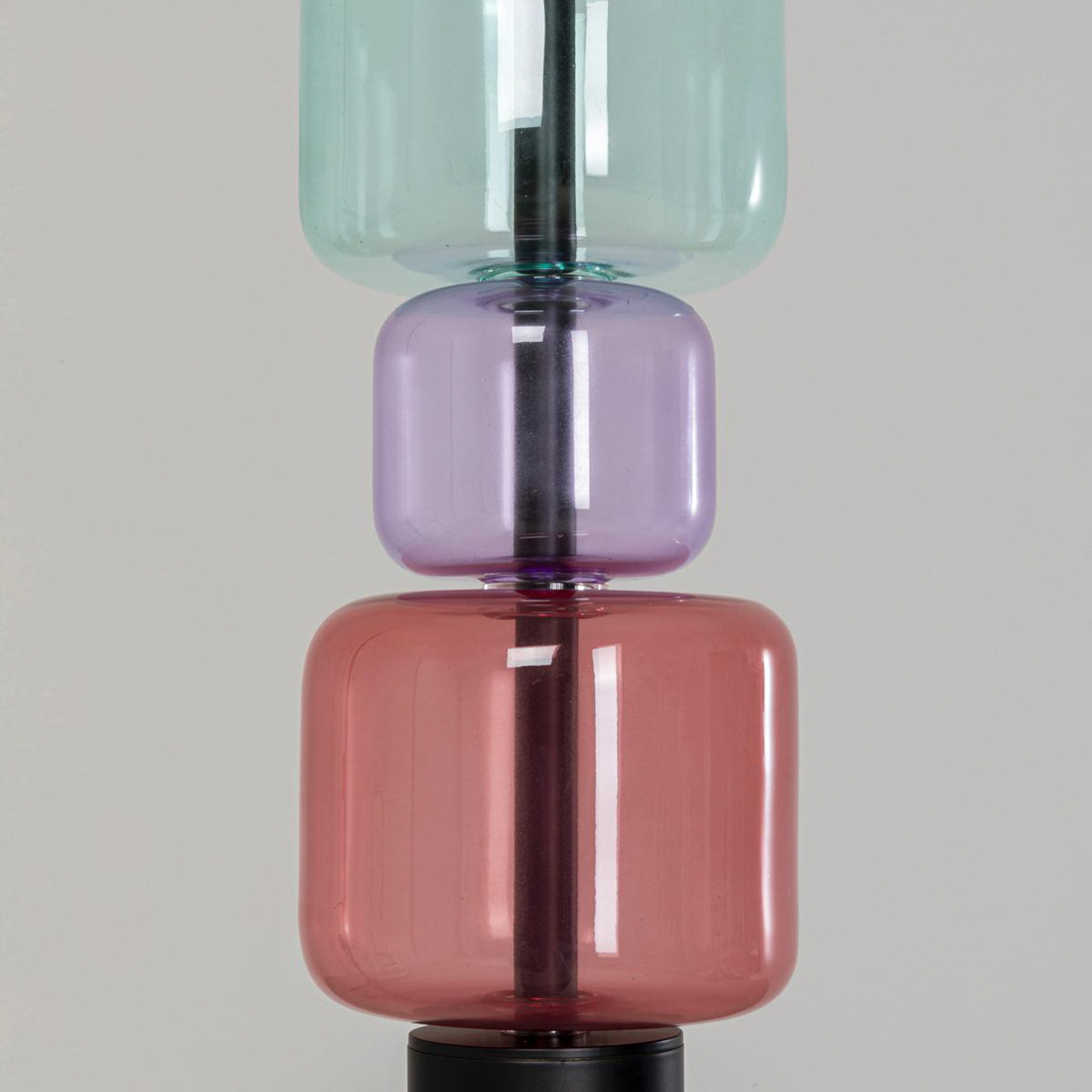 Kare Lampa wisząca Candy Bar Colore, szkło multicolor, 1-punktowa