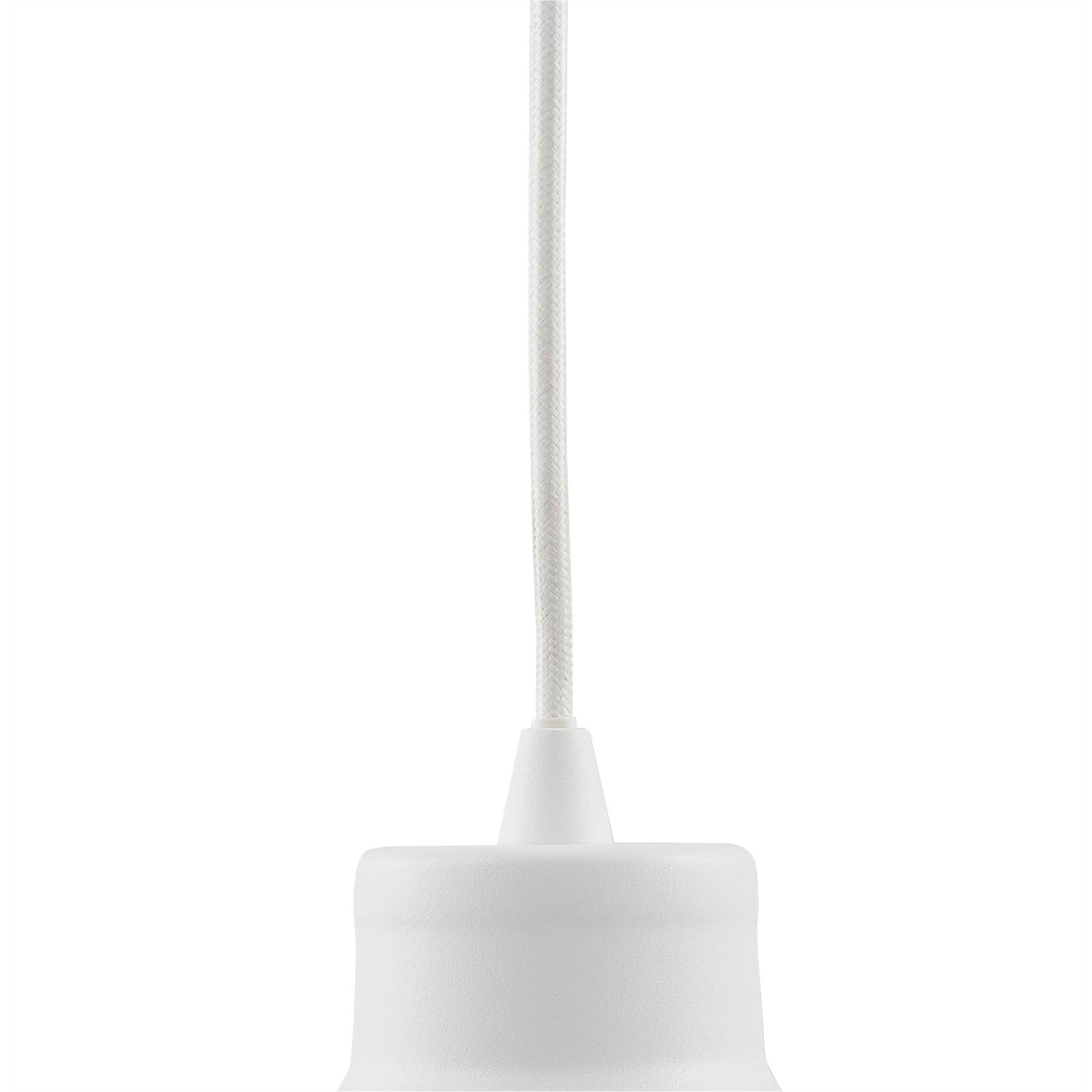 Lindby hanglamp Laylan, wit, Ø 36 cm, metaal